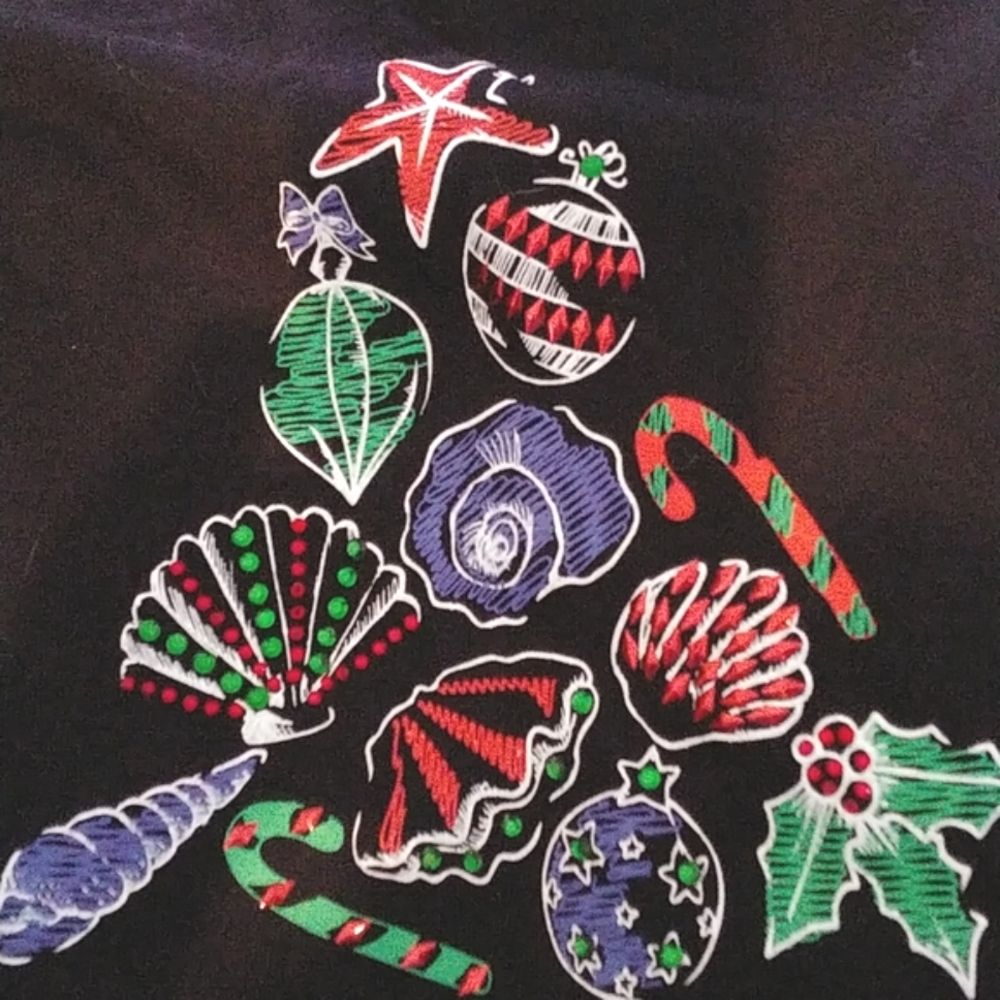 Embellished Christmas tee, NEW